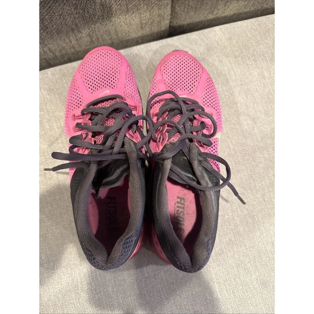 Nike Air Max+ 2013  Bold Pink, Black & Silver Color Way Women's Size 8.5